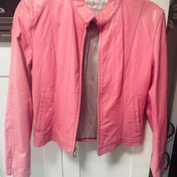 Vintage Wilsons Leather Pink Jacket (S) - Picture 13 of 16